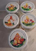 Hero jam deksels, retro kabouters, inclusief glazen potjes, Verzamelen, Ophalen of Verzenden, Gebruikt
