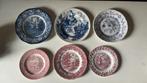 6 mooie Engelse sier / wandborden verschillende merken., Antiek en Kunst, Antiek | Wandborden en Tegels, Ophalen of Verzenden
