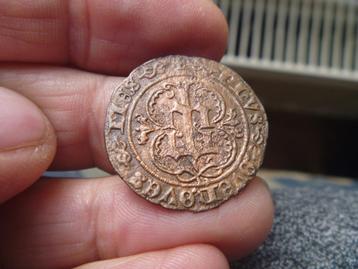 Bodemvondst A21. Rekenpenning 1492. Zeldzaam. Ravenstein beschikbaar voor biedingen