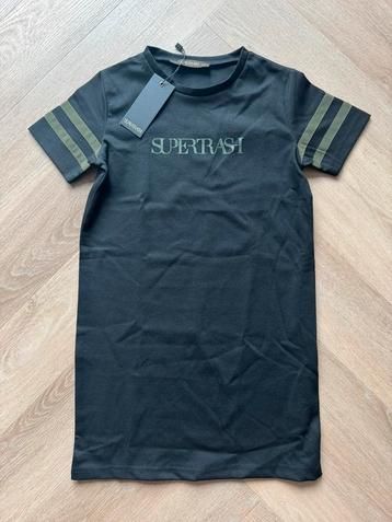 Nieuw Supertrash jurk zwart/khaki maat 140/146 beschikbaar voor biedingen