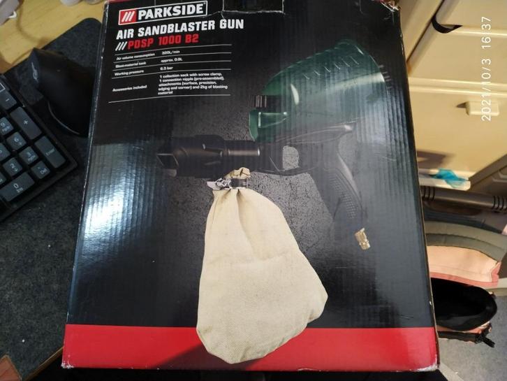 PARKSIDE PDSP 1000 B2, Doe-het-zelf en Verbouw, Compressors, Zo goed als nieuw, Minder dan 25 liter, Minder dan 200 liter/min