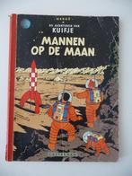 Stripboek KUIFJE - MANNEN OP DE MAAN - rood linnen rug, Boeken, Stripboeken, Eén stripboek, Ophalen of Verzenden, Gelezen