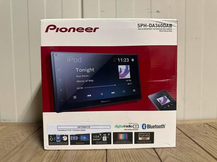 Pioneer SPH-DA360DAB| Draadloos Apple Carplay, Auto diversen, Autoradio's, Zo goed als nieuw, Ophalen of Verzenden