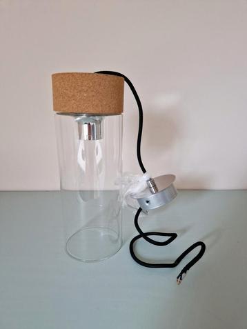 Leuke vintage hanglamp met kurk - ZGAN
