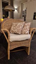 Rotan stoel, Huis en Inrichting, Fauteuils, Ophalen of Verzenden, Zo goed als nieuw, 75 tot 100 cm, 50 tot 75 cm