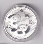 China, 10 Yuan, 2022, 1 OZ zilver, Postzegels en Munten, Munten | Azië, Zilver, Ophalen of Verzenden, Centraal-Azië, Losse munt