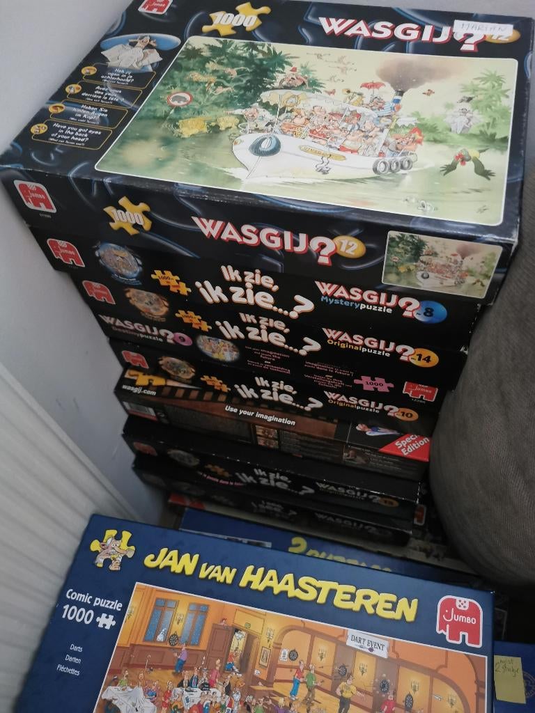 Wasgij legpuzzels, Ophalen of Verzenden, 500 t/m 1500 stukjes, Zo goed als nieuw, Legpuzzel