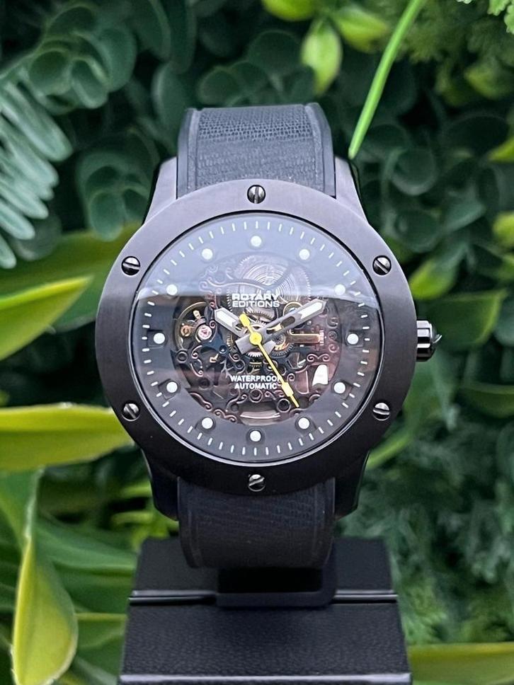 Rotary Editions 1895 Series 500 Skeleton Automatic | Horloge, Sieraden, Tassen en Uiterlijk, Horloges | Heren, Zo goed als nieuw