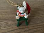 Vintage kerstornament Teddybeer, Ophalen of Verzenden, Zo goed als nieuw