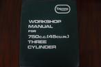 TRIUMPH Trident 1972 750 cc 45Cu T150 triple workshop manual, Motoren, Handleidingen en Instructieboekjes, Ophalen of Verzenden