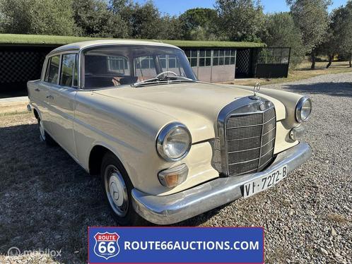 Mercedes-Benz 200D | 1968 | Route 66 Auctions, Auto's, Oldtimers, Bedrijf, Te koop, Mercedes-Benz, Benzine, Overige carrosserieën