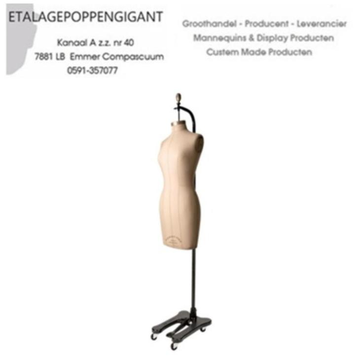 Nieuwe Collectie: Buste - Paspop Lang Model op Wieltjes  EPG, Hobby en Vrije tijd, Naaien en Fournituren, Nieuw, Paspop, Ophalen of Verzenden