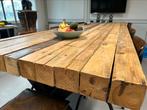 Robuuste stoere eettafel 300x104x81cm, 200 cm of meer, 100 tot 150 cm, Rechthoekig, Zo goed als nieuw