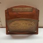 antieke wandhouder voor de krant of post, Antiek en Kunst, Ophalen of Verzenden