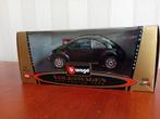 Bburago 1:24 Volkswagen New Beetle (1998)  zwart, Hobby en Vrije tijd, Modelauto's | 1:24, Ophalen of Verzenden, Nieuw, Auto, Bburago