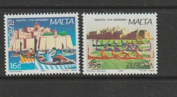 TSS Kavel 340053 Malta  Europa  pf minr 1041-1042 Mooi kavel