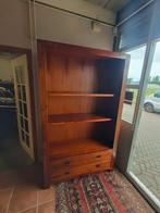 H&H teak houten boekenkast, Huis en Inrichting, Kasten | Boekenkasten, Ophalen, Zo goed als nieuw, 25 tot 50 cm, 100 tot 150 cm