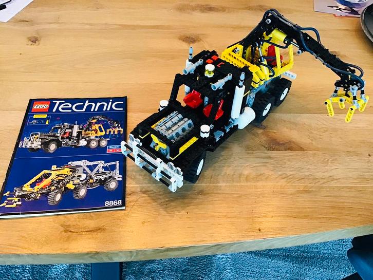 LEGO technic 8868, pneumatic air tech claw rig, compleet, Kinderen en Baby's, Speelgoed | Duplo en Lego, Zo goed als nieuw, Lego