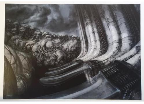 HR Giger signed Erotomechanics IV Silkscreen 1980 - 70x100cm, Antiek en Kunst, Kunst | Litho's en Zeefdrukken, Ophalen of Verzenden