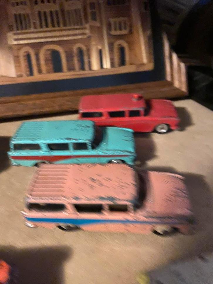 Dinky toy’s diverse amerikaanse auto’s, Hobby en Vrije tijd, Modelauto's | 1:43, Gebruikt, Auto, Dinky Toys, Ophalen of Verzenden