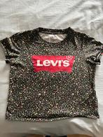 Levi's T-shirt Bloemenprint Maat M, Maat 38/40 (M), Zwart, Ophalen of Verzenden, Korte mouw