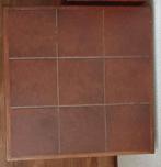 Stevige tegel tafel, Ophalen, Gebruikt, 75 cm of meer, 60 cm of meer