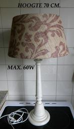 TAFELLAMP MET BAROK KAP, Hout, Ophalen of Verzenden, Zo goed als nieuw, Minder dan 50 cm