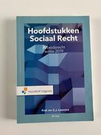 Hoofdstukken Sociaal recht, Boeken, Studieboeken en Cursussen, Ophalen of Verzenden, Zo goed als nieuw