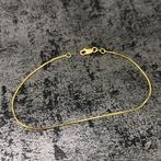 14k gouden armband prachtig glad schakel model, Ophalen of Verzenden, Nieuw, Goud