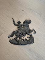 Antieke gietijzeren wandschild cowboy western, Antiek en Kunst, Antiek | Wandborden en Tegels, Ophalen of Verzenden