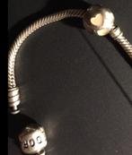 Originele Pandora armband 19 cm, met Pandora bedel. Nieuwst., Ophalen of Verzenden, Zo goed als nieuw, Met bedels of kralen, Zilver