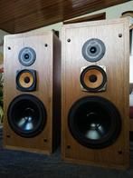 BNS 394B vintage speakers, Gebruikt, 60 tot 120 watt, Front, Rear of Stereo speakers, Ophalen
