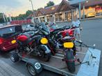 Te Huur: Zakbare Motortrailer / Motoraanhanger Max 4 stuks, Diensten en Vakmensen, Verhuur | Auto en Motor, Aanhangwagen