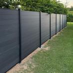 Composiet schutting zwart / Dichte schutting / 11,2 meter, Tuin en Terras, Schuttingen, Kunststof, 1 tot 2 meter, Vlotbrugweg 19a in Almere