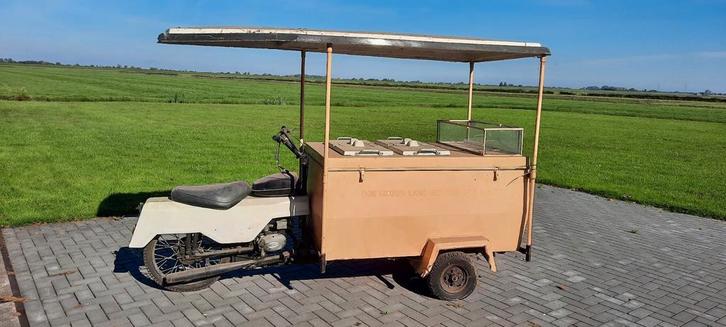 Apollo Gazelle bakbrommer ijswagen ijsbrommer bakfiets, Fietsen en Brommers, Overige Fietsen en Brommers, Gebruikt, Ophalen
