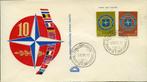 c453 Luxemburg 1959 EUROPA NAVO 10 jaar, Postzegels en Munten, Postzegels | Eerstedagenveloppen, Onbeschreven, Ophalen, Europa
