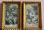 Zeldzaam Duo: 18e-eeuwse Gravures van Picart, Antiek en Kunst, Kunst | Etsen en Gravures, Ophalen of Verzenden