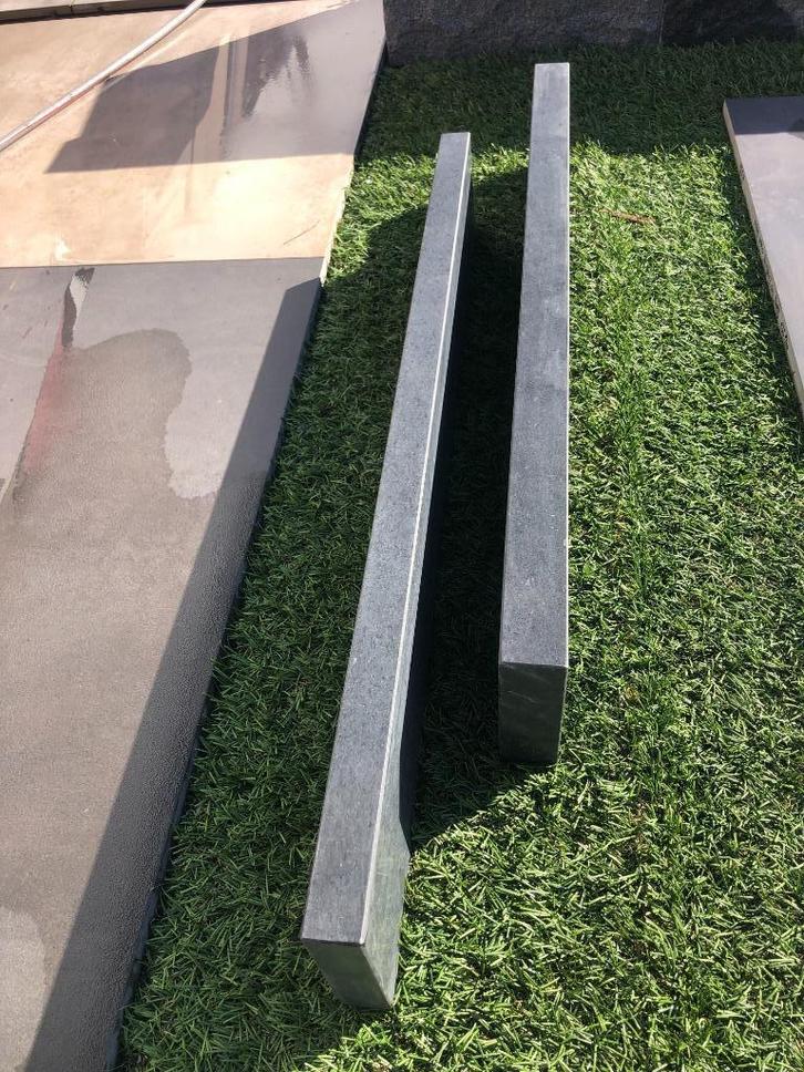 natuursteen opsluitbanden basalt hardsteen graniet zwart, Tuin en Terras, Bielzen en Borders, Nieuw, Border, Natuursteen, Minder dan 25 cm