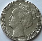 Nette gulden 1908, Postzegels en Munten, Munten | Nederland, Ophalen of Verzenden, Koningin Wilhelmina, 1 gulden, Losse munt