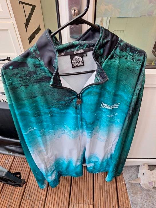 Jasje 100% hardcore 3xl, Kleding | Heren, Sportkleding, Zo goed als nieuw, Overige maten, Zwart, Ophalen of Verzenden