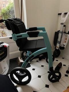 rolstoel rollz motion, Diversen, Rolstoelen, Zo goed als nieuw, Duwrolstoel, Inklapbaar, Ophalen