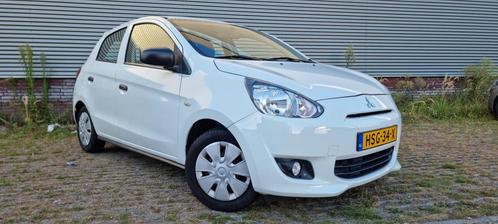 Mitsubishi Space Star 1.0 Mivec Cleartec As&g 71pk 2015 Wit, Auto's, Mitsubishi, Particulier, Space Star, Benzine, Hatchback, Handgeschakeld