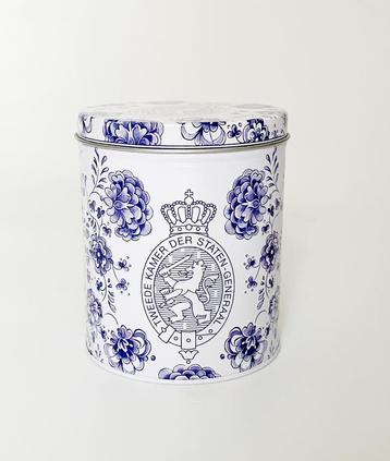 Tweede Kamer | bewaarblik / koekblik Ø9,5 x H11 cm beschikbaar voor biedingen