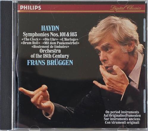 Haydn: Symfonieën 101 & 103 - Brüggen, Cd's en Dvd's, Cd's | Klassiek, Zo goed als nieuw, Orkest of Ballet, Classicisme, Ophalen of Verzenden