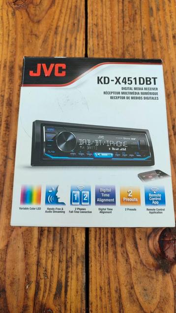 JVC KD-X451DBT Autoradio met DAB+ beschikbaar voor biedingen