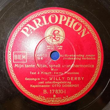 78 toeren shellac platen met oud Hollandsche muziek beschikbaar voor biedingen