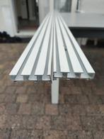 Gordijnrails Aluminium met 3 sporen, Huis en Inrichting, Stoffering | Gordijnen en Lamellen, Minder dan 50 cm, Wit, Ophalen of Verzenden