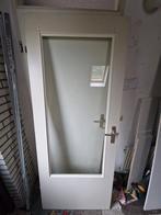 Binnendeur opdek, Doe-het-zelf en Verbouw, Kozijnen en Schuifpuien, 75 tot 150 cm, Deurkozijn, Ophalen of Verzenden, Zo goed als nieuw