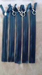 5 donkerblauwe blinde Ritsen van 19 cm., Hobby en Vrije tijd, Ophalen of Verzenden, Nieuw, Rits of Sluiting