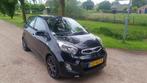 Kia Picanto 1.0 Cvvt 5-DRS 2012 Zwart Kmst 84000., Voorwielaandrijving, Stof, Zwart, 400 kg